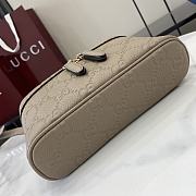 Gucci GG Emblem Super Mini Bag Taupe 20x12x6cm - 4