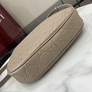 Gucci GG Emblem Small Shoulder Bag Taupe 25.5x20x5cm - 6