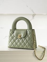 Chanel Kelly Green Top Handle Bag 13x19x7cm - 5