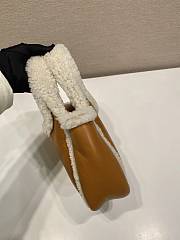 Prada Brown Small Shearling 18x15.5x10cm - 6