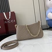 Gucci GG Emblem Super Mini Bag Taupe 23x12x2cm - 1