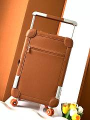 Hermes R.M.S Cabin Suitcase Brown 57x35x20cm - 2