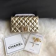 Chanel Flap Bag Gold Bag 20cm - 1