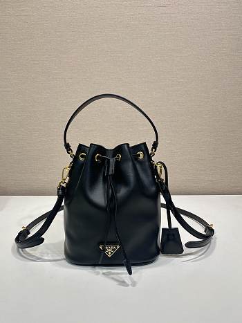 Prada Leather Mini Bag Black 19.5x15.5x10cm