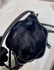 Prada Leather Mini Bag Black 19.5x15.5x10cm - 6