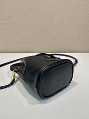 Prada Leather Mini Bag Black 19.5x15.5x10cm - 3