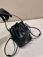 Prada Leather Mini Bag Black 19.5x15.5x10cm - 2