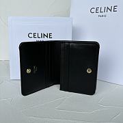 Celine Black Wallet 11x9x3cm - 5