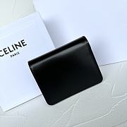 Celine Black Wallet 11x9x3cm - 4