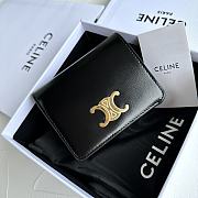 Celine Black Wallet 11x9x3cm - 2