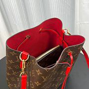 Louis Vuitton LV NeoNoe Bag Monogram Red 26x22x27cm - 6