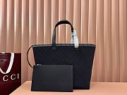 Gucci Totissima Medium Black Tote Bag 30x28x26cm - 1