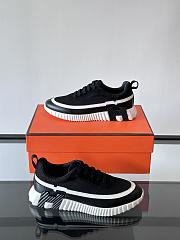 Hermes Bouncing Black White Sneaker - 2