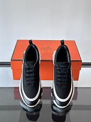 Hermes Bouncing Black White Sneaker - 4