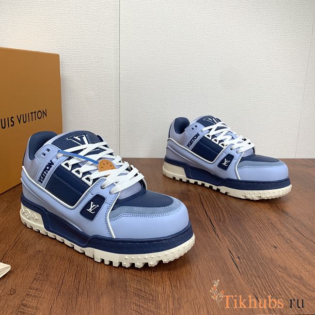 Louis Vuitton LV Maxi Trainers Blue Sneaker - 1