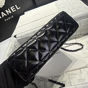 Chanel Kelly Full Black Top Handle Bag 13x19x7cm - 3