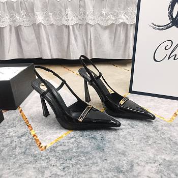 YSL Black Heel 10cm