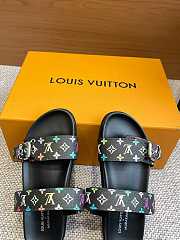 Louis Vuitton LV Bom Dia Flat Comfort Mule Takashi Murakami Black - 4