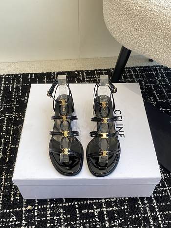 Celine Black Sandal 02