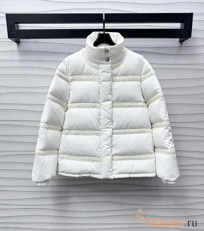 Chanel Quilted White Jacket - 1