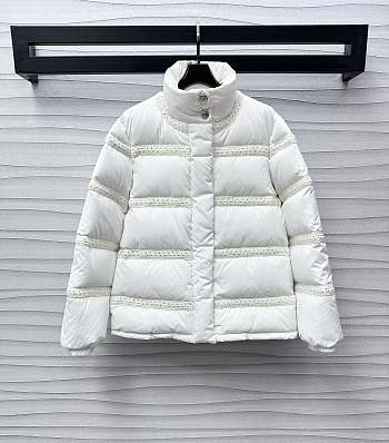 Chanel Quilted White Jacket