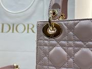 Dior Mini Lady Bag Light Pink 17cm - 2