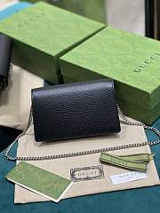 Gucci Super Mini Dionysus Bag Black 16.5x10x4.5cm - 2