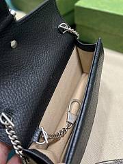 Gucci Super Mini Dionysus Bag Black 16.5x10x4.5cm - 3