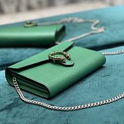 Gucci Mini Dionysus Chain Green 20x13x6cm - 6