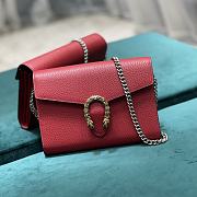 Gucci Mini Dionysus Chain Red 20x13x6cm - 1