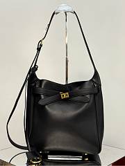 Balenciaga Bel Air Small Hobo Bag Black 25x27x10cm - 1