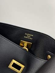 Balenciaga Bel Air Small Hobo Bag Black 25x27x10cm - 3