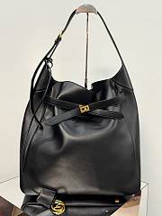 Balenciaga Bel Air Large Hobo Bag Black 44x40x15cm - 1