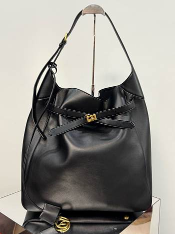 Balenciaga Bel Air Large Hobo Bag Black 44x40x15cm