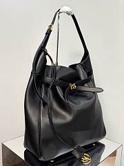 Balenciaga Bel Air Large Hobo Bag Black 44x40x15cm - 6