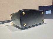 Prada Small Galleria Saffiano Black Leather Bag 24.5x16.5x11cm - 5