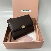 Miu Miu Brown Wallet 10cm - 1