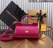 Dolce & Gabbana Small Sicily Pink Handbag 18x11x6cm - 1