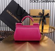 Dolce & Gabbana Small Sicily Pink Handbag 18x11x6cm - 2