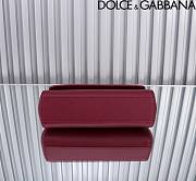 Dolce & Gabbana Small Sicily Red Wine Handbag 18x11x6cm - 5