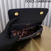 Dolce & Gabbana Small Sicily Navy Blue Handbag 18x11x6cm - 2