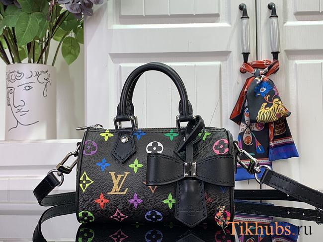 Louis Vuitton LV x TM Nano Speedy Black 16x11x9cm - 1