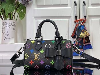 Louis Vuitton LV x TM Nano Speedy Black 16x11x9cm