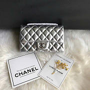 Chanel Flap Bag Silver Bag 20cm - 1