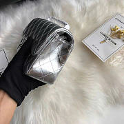 Chanel Flap Bag Silver Bag 20cm - 5