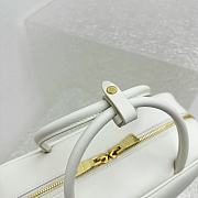 Miu Miu Beau Bag White Leather 35x12x22cm - 6