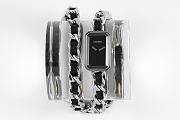 Chanel Premiere Iconic Chain Black Silver - 1