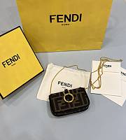 Fendi Nano Baguette Bag 10x2x7cm - 3