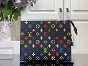 Louis Vuitton LV x TM Toiletry Pouch Black Multicolored 25x20x5.5cm - 1