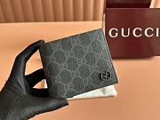 Gucci Grey Interior Bi-fold Wallet 11x9cm - 1